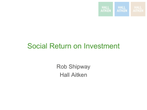 Social Return on Investment