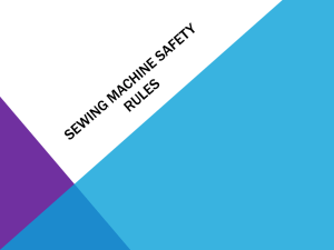 Sewing Machine Safety Rules: Protect Yourself & Equipment