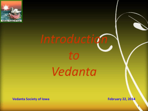 Introduction to Vedanta: Philosophy and Study Guide