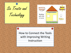 Six Traits and Technology