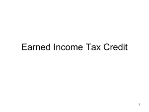 Earned Income Tax Credit