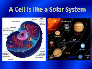 Cell vs. Solar System Analogy: Biology & Astronomy