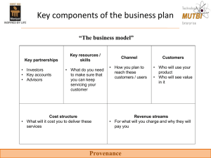 Business Plan Template: Key Components & Financial Projections