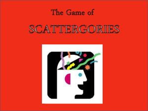 L3 Scattegories - SecondarySocialScience