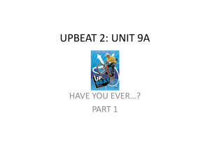HAVE YOU EVER…?