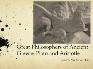 Plato and Aristotle