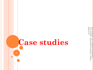 SA-Unit-2-Case-studies