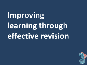 Top Revision Tips (5/2/2015)