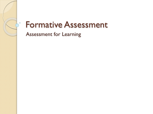 Formative Assessment Techniques for Educators