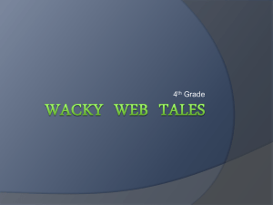 Using Wacky Web Tales