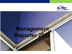 Management Reporter 2012