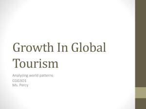 Growth In Global Tourism