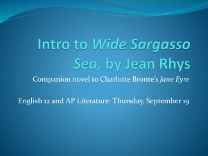 Wide Sargasso Sea: Intro & Context for High School Lit