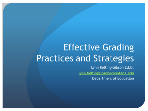 Effective Grading Practices & Strategies Presentation