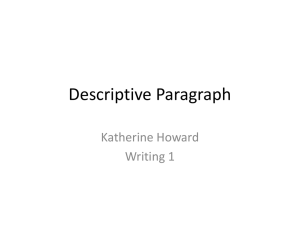 Descriptive Paragraph Writing: Techniques & Examples