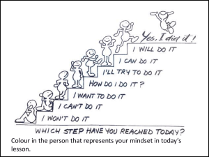 Self-Assessment Worksheet: Learning & Progress