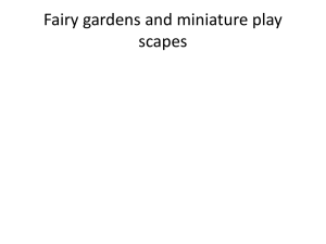 Miniature playscapes