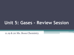Gas Laws Chemistry Review: Practice Problems & Jeopardy