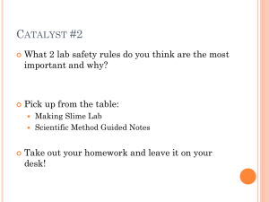 The Scientific Method