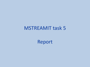 MSTREAMIT task 5