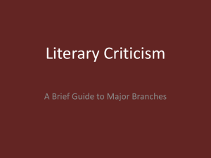 Literary Criticism