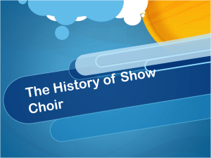 Show Choir: Definition, History, Costumes & Competitions