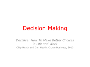 Decision Making
