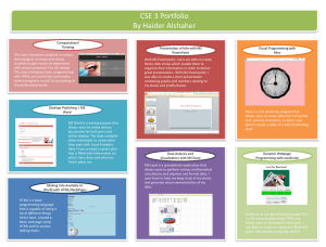 Portfolio Poster