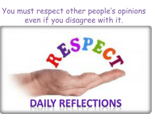 Daily Reflections