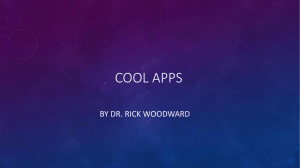 to Cool Apps PowerPoint.