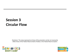 Circular Flow - Federal Reserve Bank of Dallas