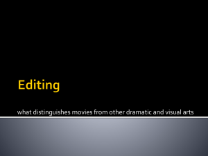 Film Editing: Techniques, Continuity, and Impact