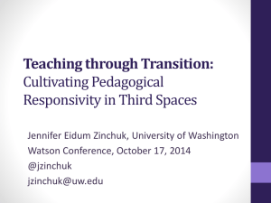 Watson Talk - Global Pedagogy