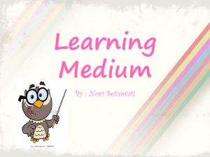 narrative text learning medium