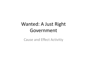 US Government: Causes & Effects of British Rule & Constitution