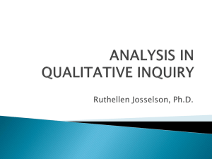 MARKERS OF SALIENCE IN NARRATIVE TEXTS