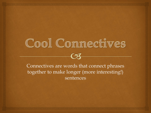 Cool Connectives