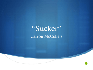 "Sucker" Carson McCullers Shared Inquiry