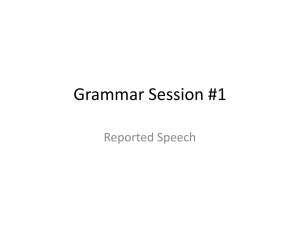 ReportedSpeech
