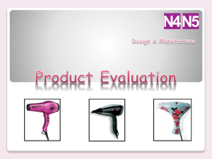Product Evaluation: Design Analysis & Report Guide