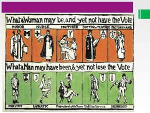 WALT: What is the difference between the Suffragettes