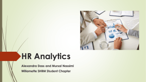 HR Analytics - Salem Human Resources Management Association