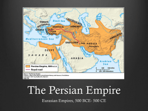 Persian Empire: Cyrus, Darius & Rejection of Democracy