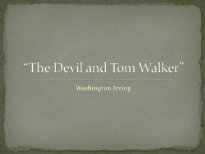 The Devil and Tom Walker: Washington Irving Analysis