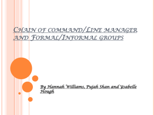 Chain of command
