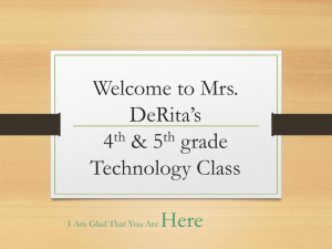 Mrs. DeRita`s PowerPoint