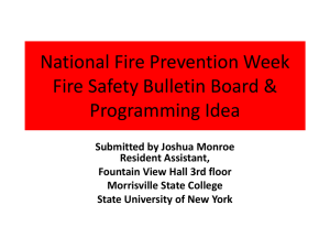 National Fire Prevention Week