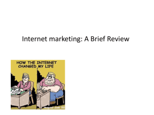 Internet marketing: A Brief Review
