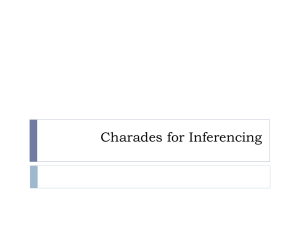Inferencing Charades: A Fun Activity for Reading Comprehension