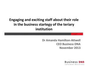 What is your role in the organisation?